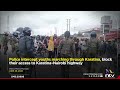 Police intercept youths marching through Karatina, block their access to Karatina–Nairobi highway