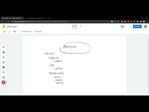 Split the binary string into substrings with equal number of 0s and 1s || SDE SHEET || C++