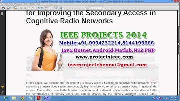 A Cooperative Transmission Scheme for Improving the Secondary Access in Cognitive Radio Networks