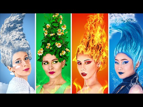 Ateş Kız, Su kız, Hava Kız ve Toprak Kız / Dört Element Güzellik Taktikleri!