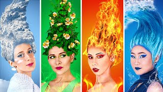 Ateş Kız Su Kız Hava Kız Ve Toprak Kız Dört Element Güzellik Taktikleri