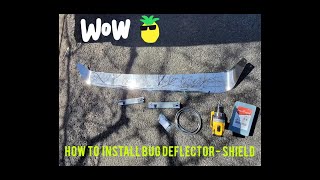 How To Install Bug Deflector Shield on Freightliner