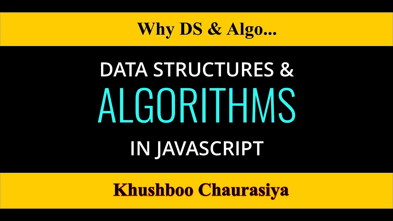 Why DS and Algo - YouTube