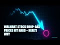 Walmart's 7% Drop: Shocking Impact of Gas Prices!
