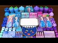 FROZEN BLUE vs PURPLE! Mixing Random Things into GLOSSY Slime ! Satisfying Slime Videos #443