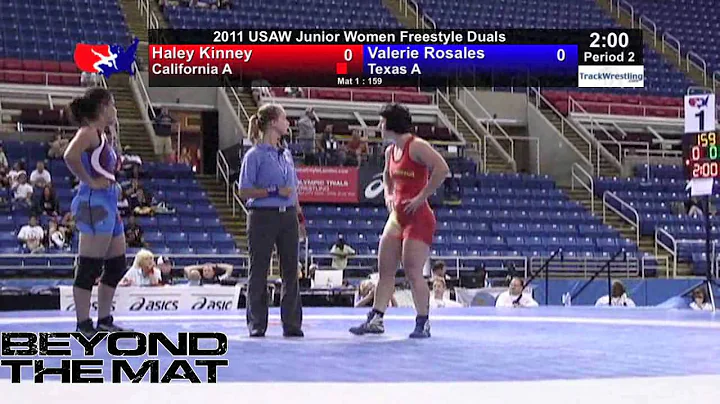 Junior Duals Final 159 - Haley Kinney (CA) vs. Val...