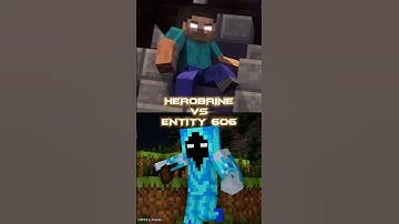 Herobrine Vs Entity 606 #shorts #herobrine #viral