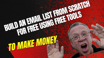 Build An Email List From Scratch For Free Using Free Tools