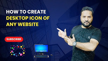 How to Create Any Website Shortcut on Desktop (Easy Guide) | Zeeshan Shakir IT