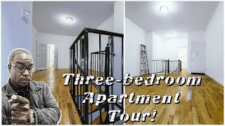 Here's a look at a spacious three bedroom apartment