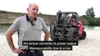 goodsense forklift 4 wheels drive rough terrain forklift english subtitle