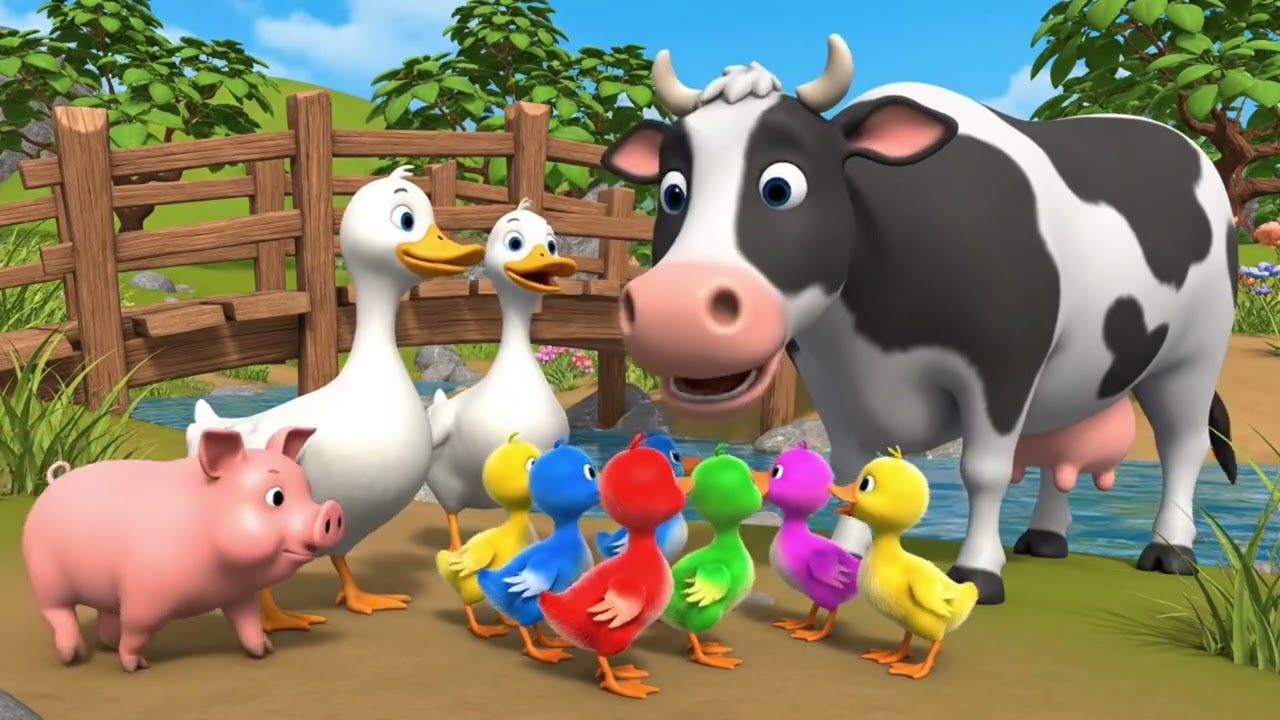 Five Little Ducks - Kids Song - Nursery Rhymes