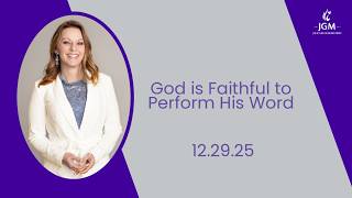 Famous God is Faithful to Perform His Word Profile