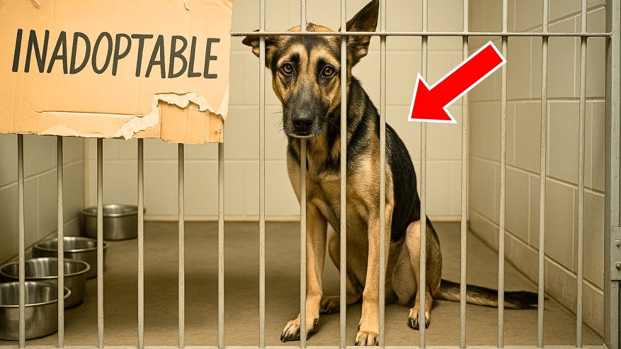 Personne Ne Voulait De Ce Chien Triste... Jusqu’à Ce Qu’Un Homme L’Adopte Et Voie Un Miracle