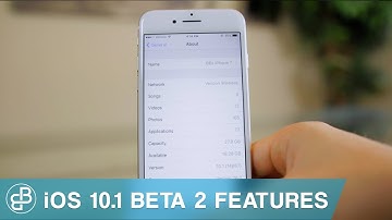 iOS 10.1 Beta 2 - What