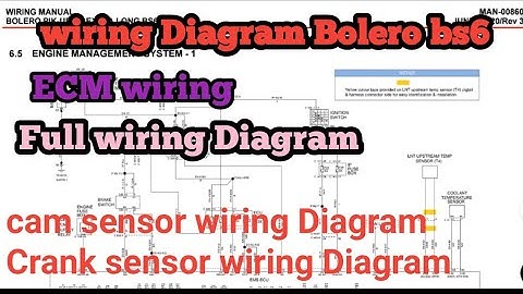 Bolero BS6 ECM wiring Diagram.
