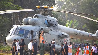 Modi Ji Ka Helicopter Landing In Bardhaman Kalyani Barasat West Bengal India Live