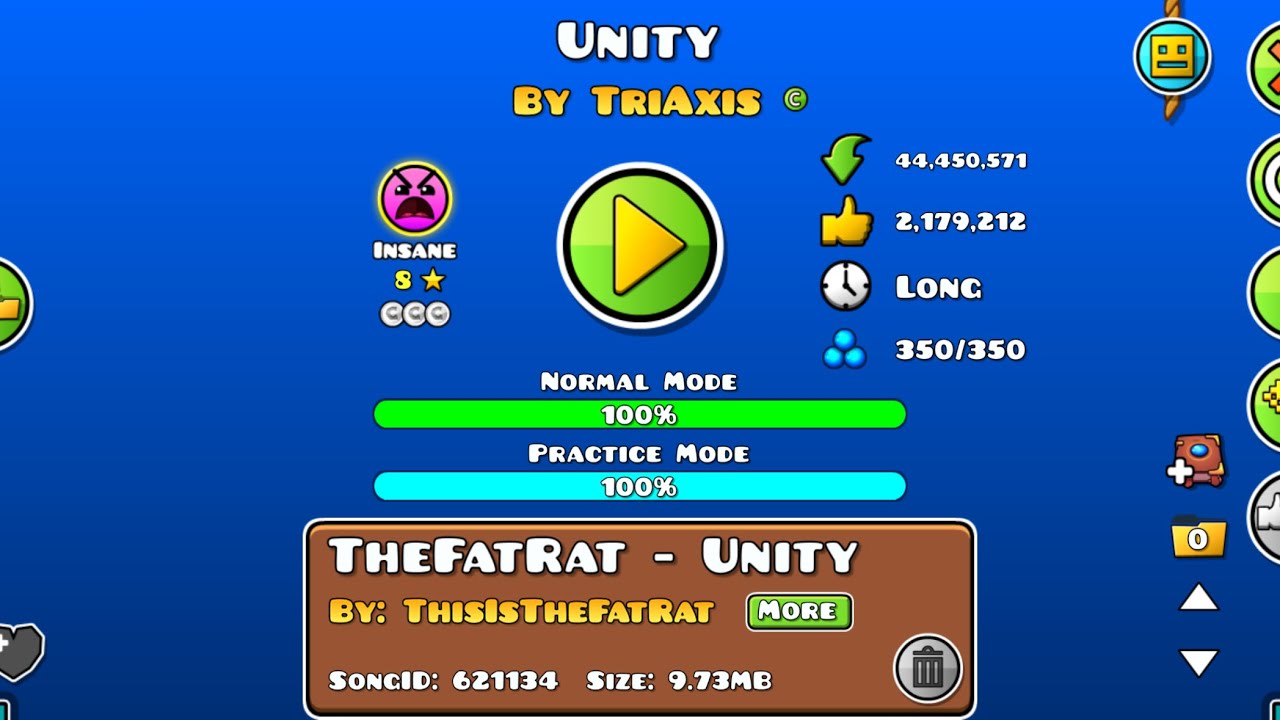 Geometry Dash - Unity [By TriAxis] - YouTube