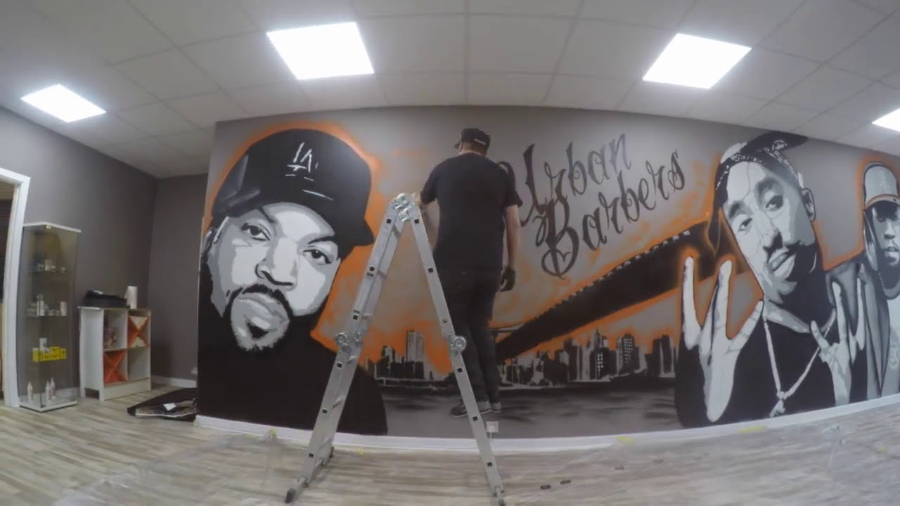 Hip Hop legends Mural YouTube