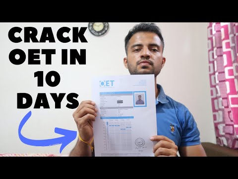 How to prepare and crack OET exam in 10 days?