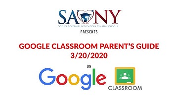 Google Classroom Parent