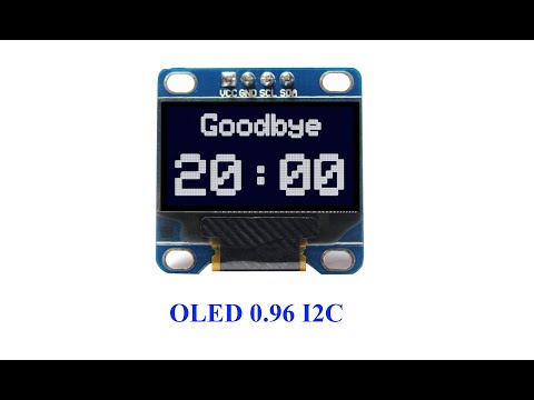 Flprog работа с дисплеем OLED 0.96 128X64 I2C (часть 2)