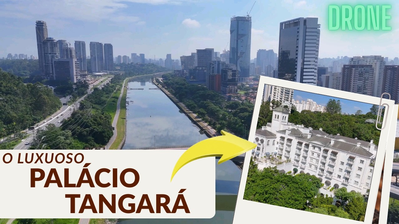 Drone na Marginal Pinheiros: O luxuoso hotel 