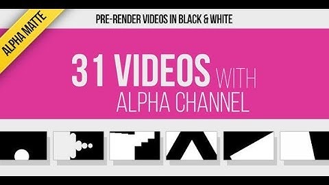 31 Transitions Alpha Mattes - MOTION GRAPHICS