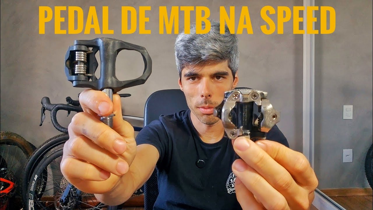 por que eu uso pedal de mtb na minha speed