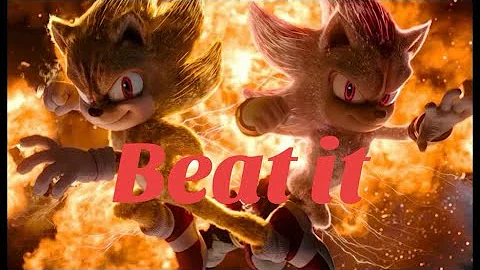 Sonic vs Shadow: Beat it by Michael Jackson