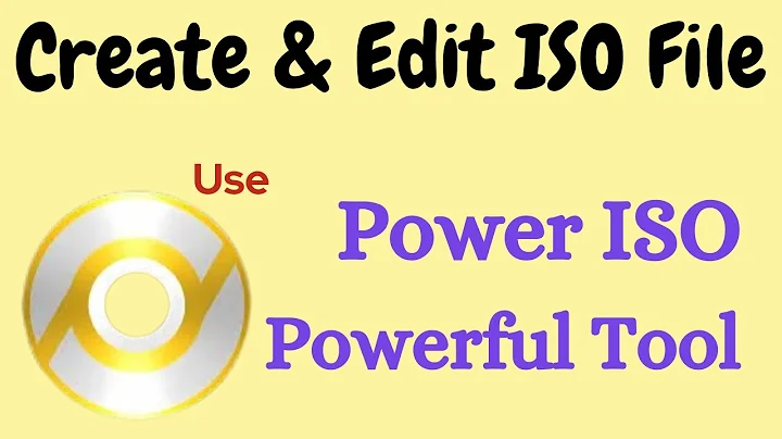 How to Convert Files or Folder into ISO Image | Download and Install PowerISO to Create ISO File