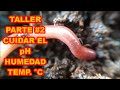 LOMBRICOMPOSTA, CÓMO MEDIR EL PH, TEMPERATURA Y HUMEDAD "TALLER"(PARTE#2)