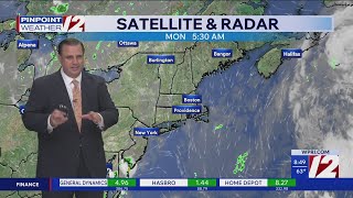 WPRI Weather 12 Forecast 26 Pleasant Today Showers and Storms Tuesday Through Thursday
