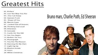 Las Mejores Canciones De Bruno Mars Charlie Puth Ed Sheeran  Grandes lbum 2021