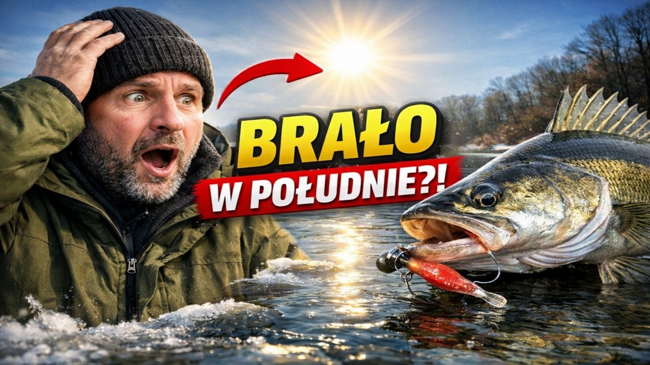 Wszyscy czekają na ŚWIT. A styczniowy sandacz je wtedy, gdy wracasz do domu.