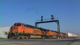 BNSF 7796 Double Stack - Santa Fe Springs