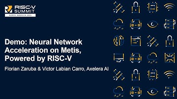 Demo: Neural Network Acceleration on Metis, Powered by RISC-V - Florian Zaruba & Victor Labian Carro