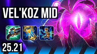 VEL'KOZ vs SYNDRA (MID) | EUW Master | 25.21
