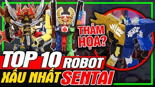 SUPER SENTAI: Xếp Hạng Gattai - Top 10 Siêu Nhân Có Robot Xấu Nhất? | meXINE