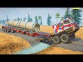 Snowrunner Gameplay | Truck vs Speed Bumps With Extreme Broken Road Ep37
