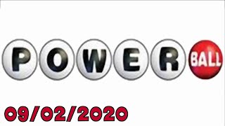 Powerball winning numbers - 09/02/2020