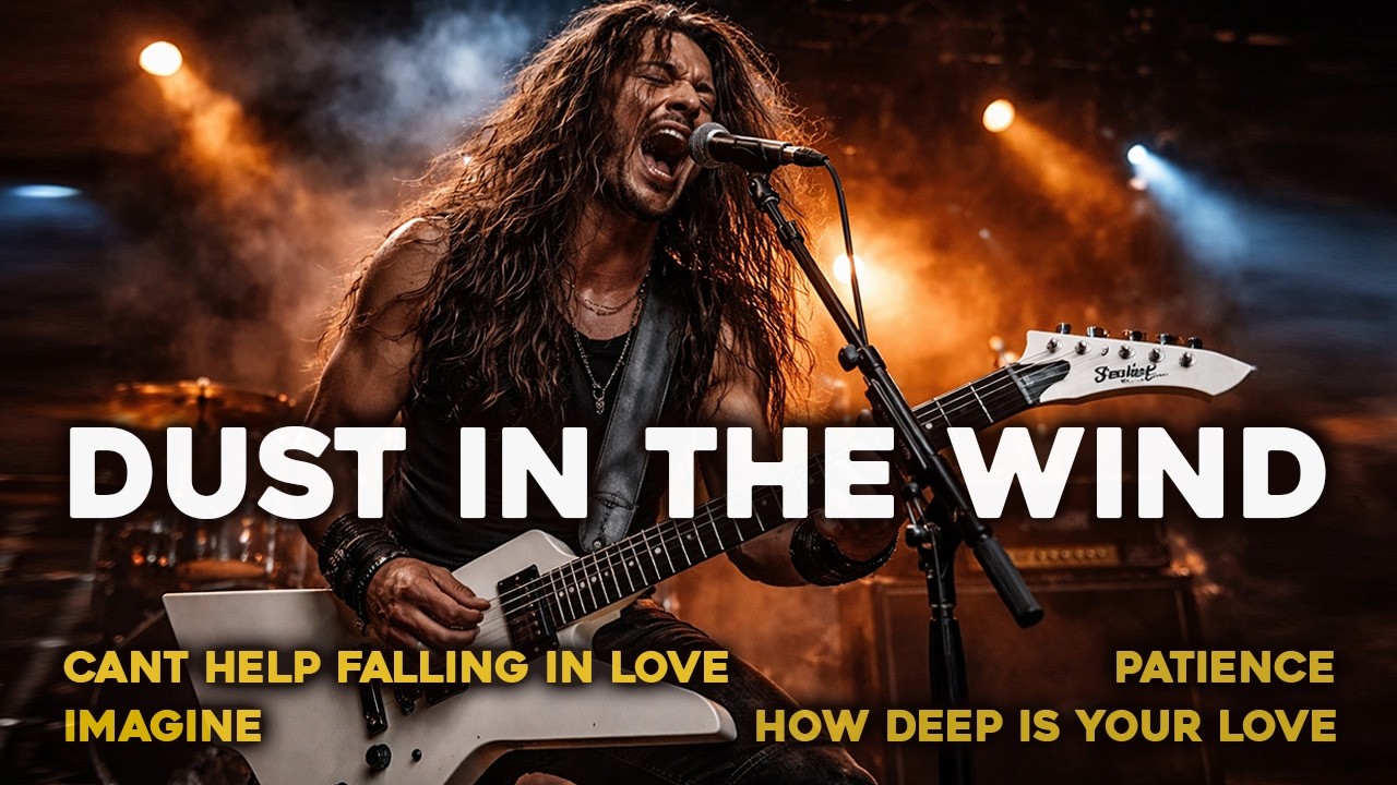 Dust In The Wind – Kansas, Guns N Roses, Elvis Presley, John Lennon (Energetic Rock Ballads Version)