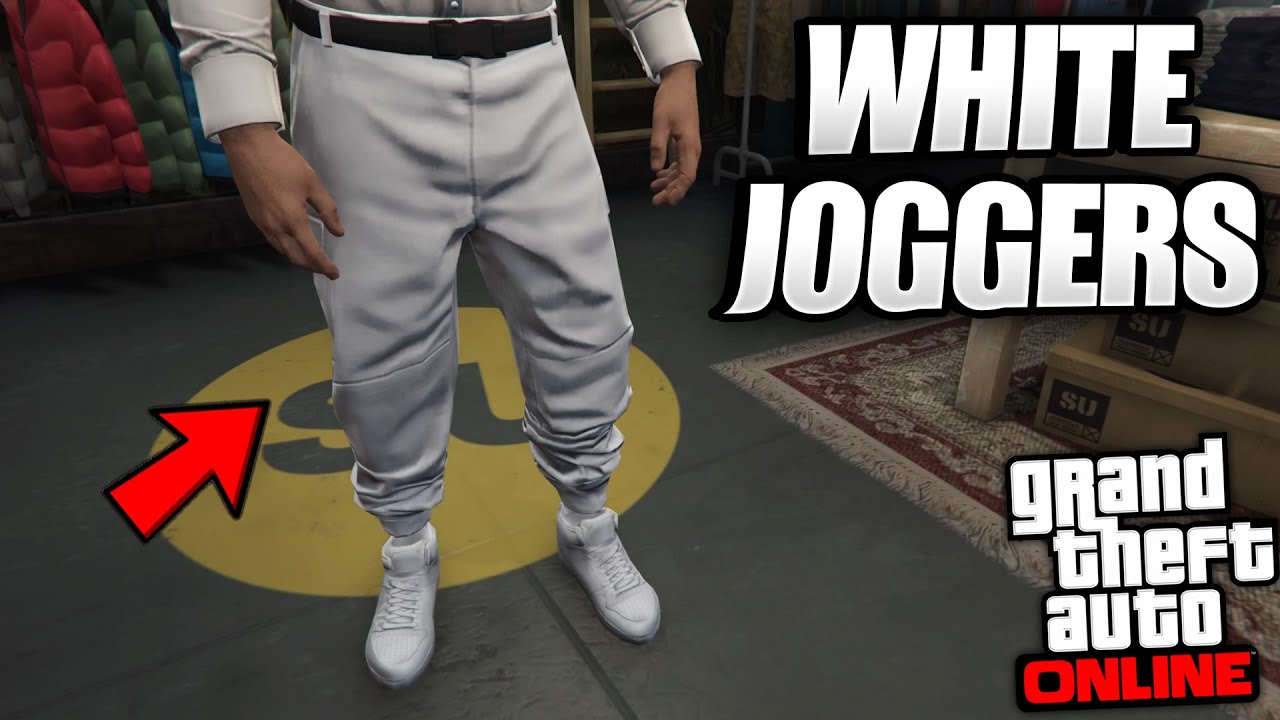 *UPDATED* HOW TO GET WHITE JOGGERS IN GTA 5 ONLINE! AFTER PATCH 1.66