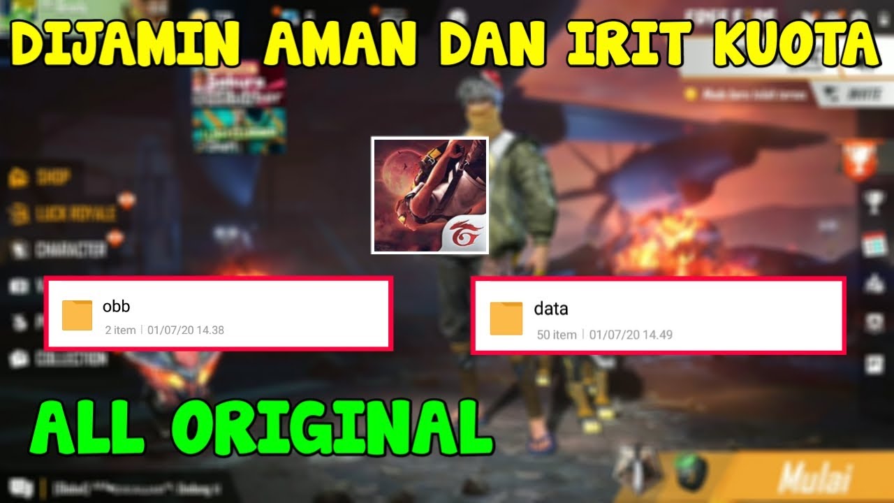 CARA DOWNLOAD APK, OBB, DAN DATA FREE FIRE TERBARU | CARA ...