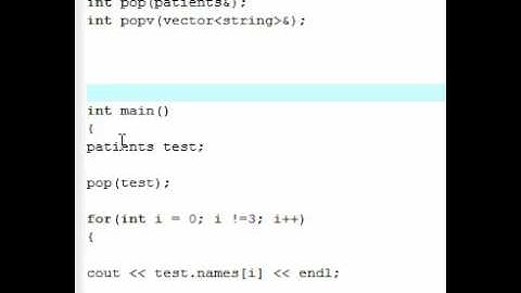 Structures and vectors Part 2