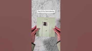 Unboxing the new Pixel 10 Pro Fold