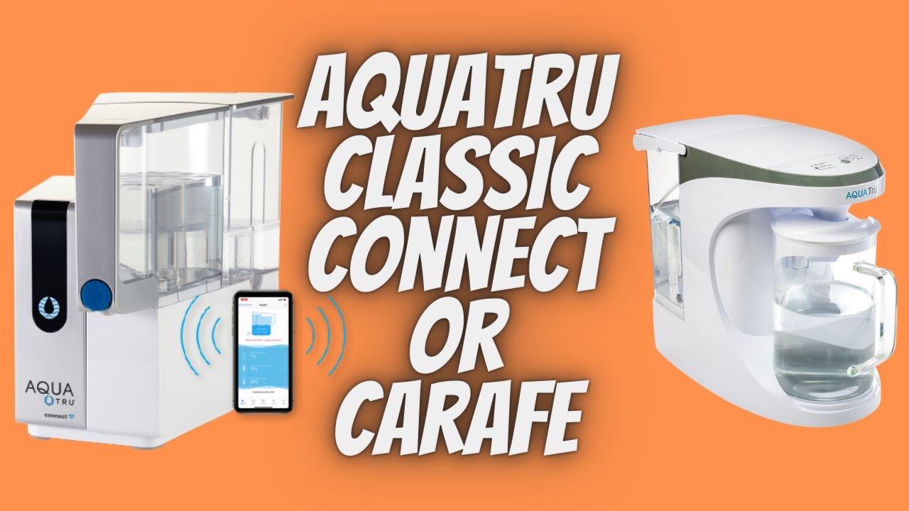 AquaTru Classic Connect Or Carafe Countertop Reverse Osmosis Water Purifier  