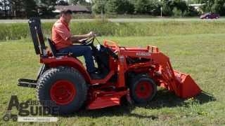 Kubota B7510 Compact Tractor With Front End Loader Attachment.