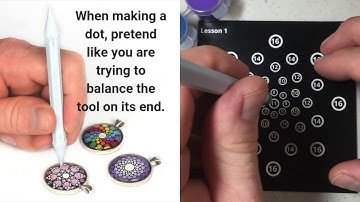 Lesson 1 Tutorial Marks Mandalas Dotting Tools Kit