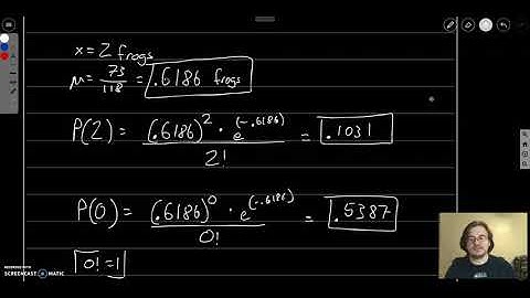 STAT216 Section 5-3 Part I (Poisson Distribution)